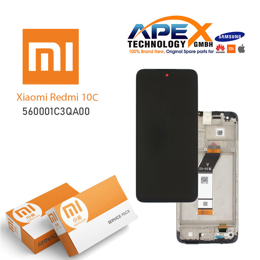 Xiaomi Redmi 10c 2022 Display Module Lcd Screen Touch Black 560001c3qa00 8744